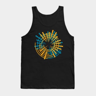 Mech Eye Yellow Blue Tank Top